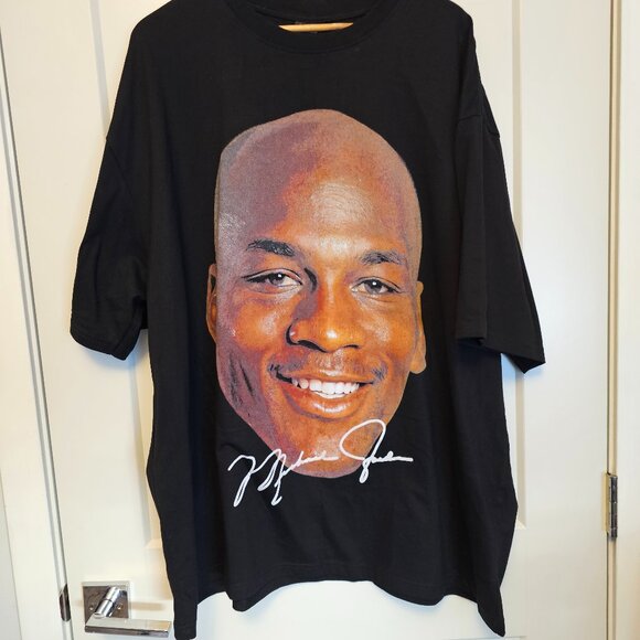 Big & Tall Michael Jordan/Big Head T-Shirt 4xl - Picture 1 of 3